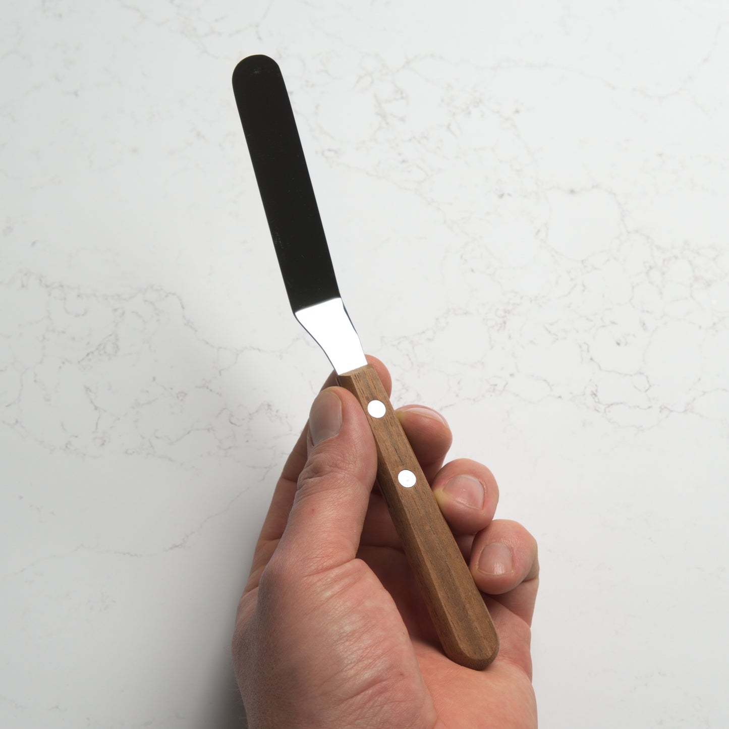 Stainless Steel Spatula (Wooden Handle)