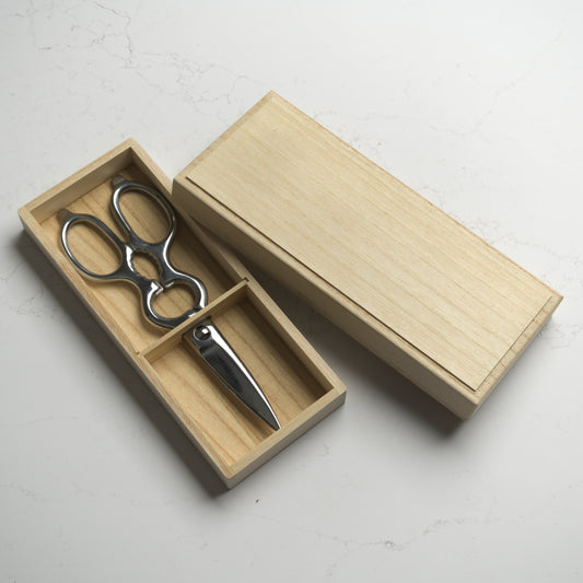 Forged Kitchen Scissors with Paulownia Box