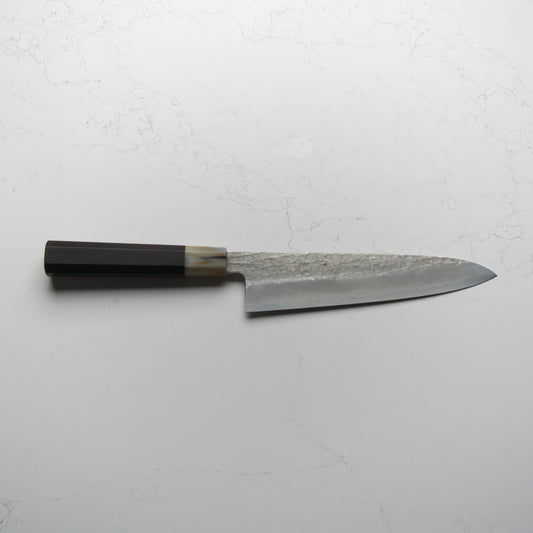 Satoshi Nakagawa Ginsan Tsuchime Gyuto 210mm - Ebony & Blonde