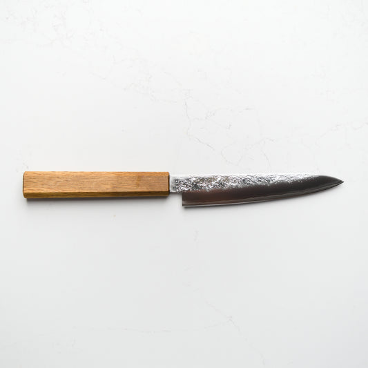 Sakai Kikumori AUS-10 Nashiji Petty 150mm - Oak