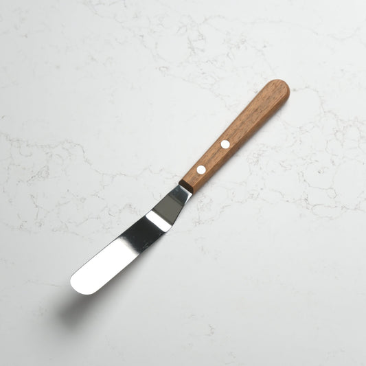 Japanese Stainless Steel Plating Spatula - Blade & Board