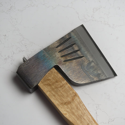 Mizuno Zenko Bakin Axe 570g - Oak Handle - Blade & Board