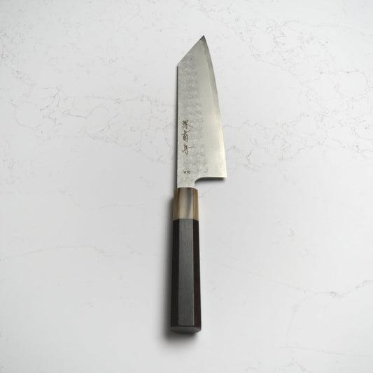 Sakai Kikumori VG10 Bunka 165mm - Blade & Board