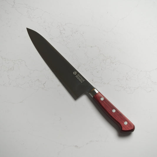 Takamura Migaki SG2 Gyuto 210mm - Blade & Board