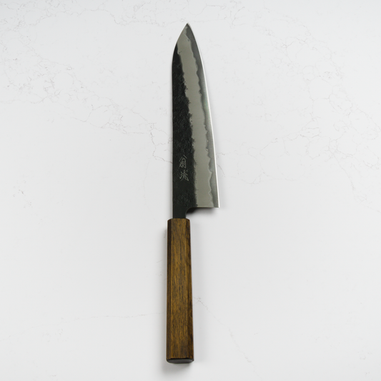 OUL Black Nashiji Aogami Super Gyuto 240