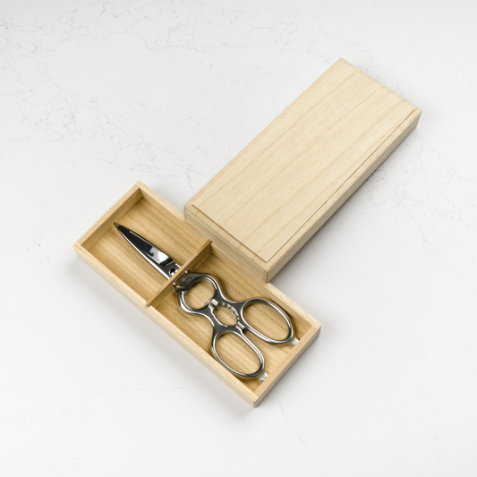 Forged Kitchen Scissors with Paulownia Box