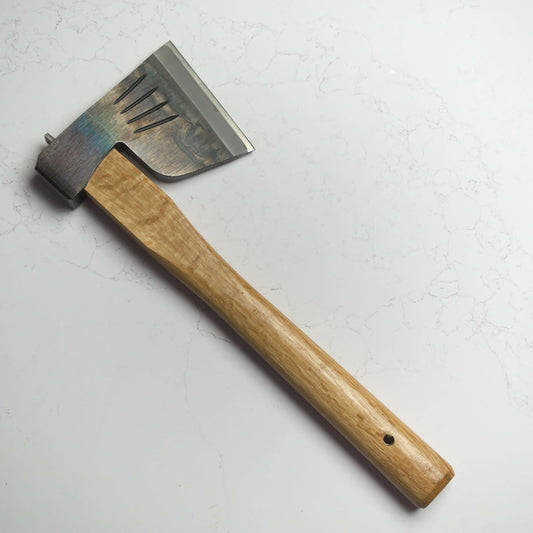 Japanese Carbon Steel Axe with Oak Handle