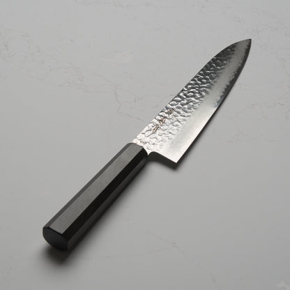 Sakai Kikumori VG10 Tsuchime Damascus Gyuto 210mm - Ebony Mono