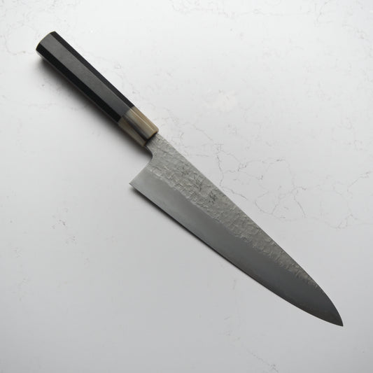 Satoshi Nakagawa Ginsan Tsuchime Gyuto 240mm - Ebony & Blonde
