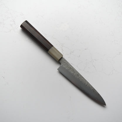 Satoshi Nakagawa Ginsan Tsuchime Petty 150mm - Ebony & Blonde
