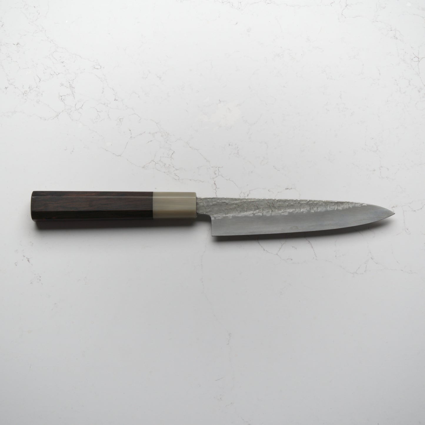 Satoshi Nakagawa Ginsan Tsuchime Petty 150mm - Ebony & Blonde