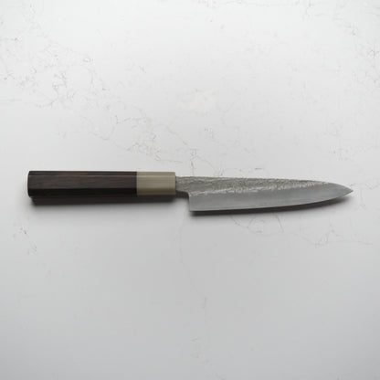 Satoshi Nakagawa Ginsan Tsuchime Petty 150mm - Ebony & Blonde