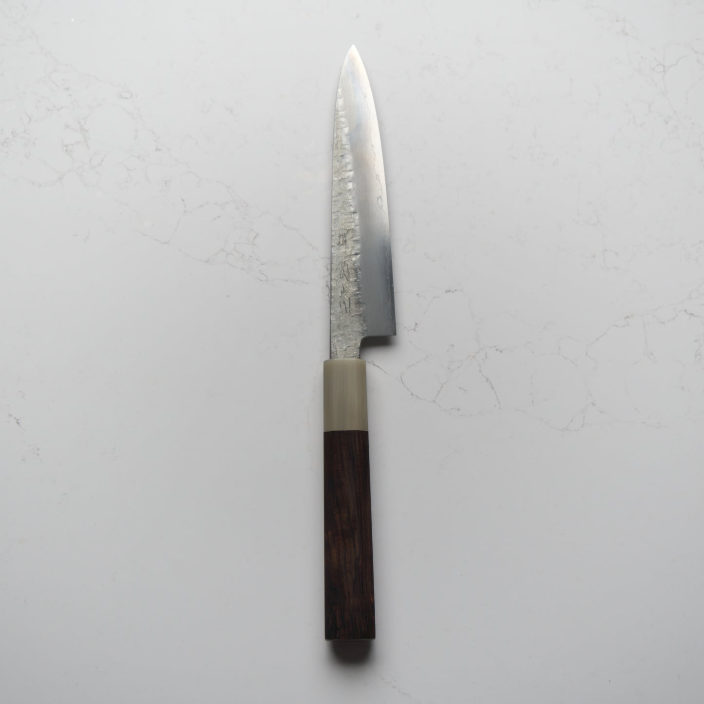 Satoshi Nakagawa Ginsan Tsuchime Petty 150mm - Ebony & Blonde