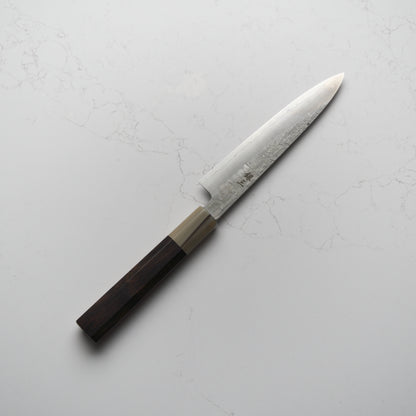 Satoshi Nakagawa Ginsan Tsuchime Petty 150mm - Ebony & Blonde