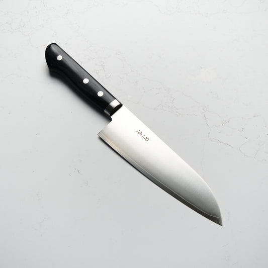 Morihei Kiyomitsu #140 Santoku 165mm - Pakkawood Handle