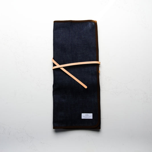 West Japan Tools 6 Piece Knife Roll - Okayama Denim