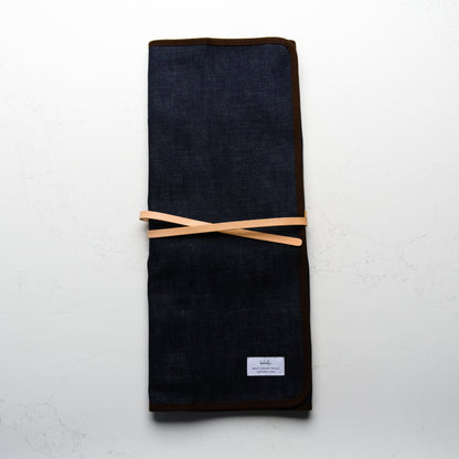 West Japan Tools 6 Piece Knife Roll - Okayama Denim