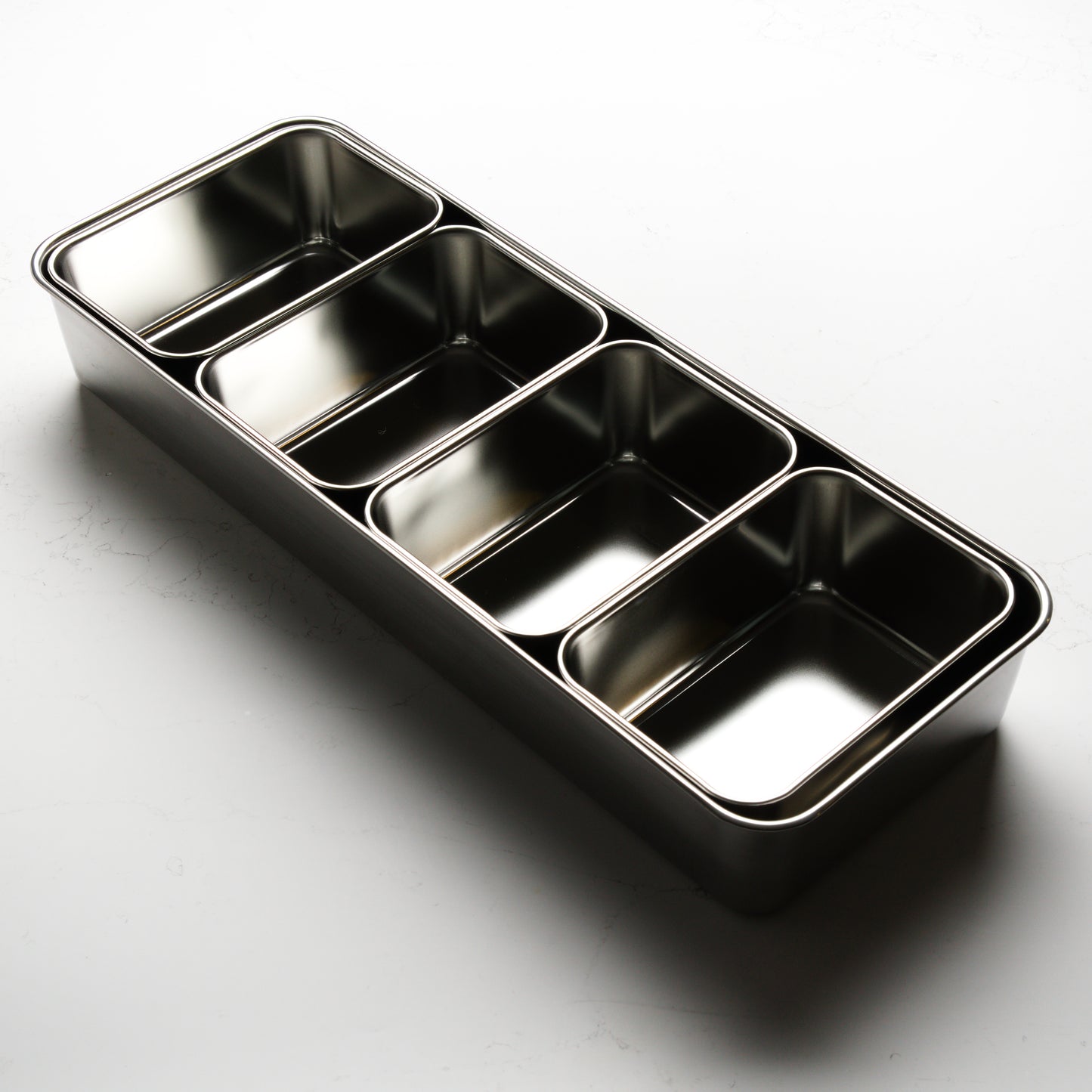 Stainless Yakumi Pan Large - 4 Compartments