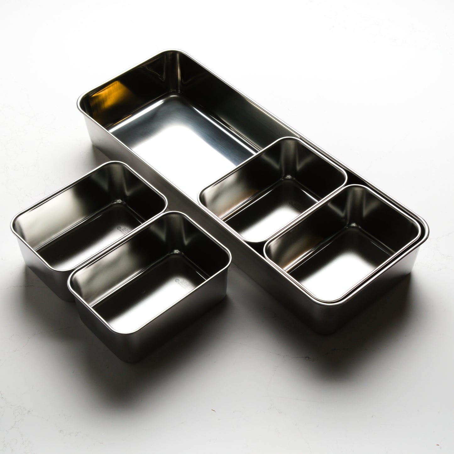 Stainless Yakumi Pan Large - 4 Compartments