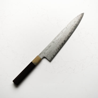 Nakagawa & Sakai Kikumori "Seiun" VG10 Damascus Gyuto 240mm w/ Saya