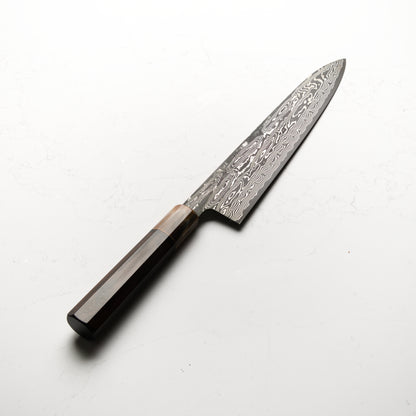 Nakagawa & Sakai Kikumori SPG Strix Damascus Gyuto 240mm w/ Saya