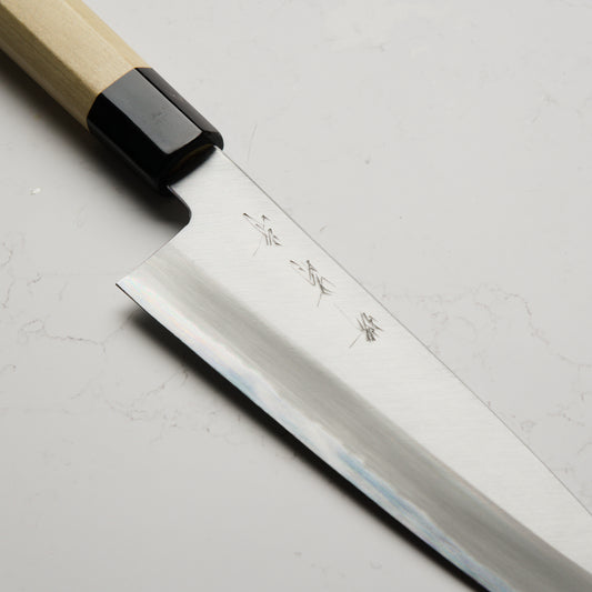 Sakai Kikumori x Nakagawa Kasumi White #1 Stainless Clad Gyuto 210mm - Magnolia