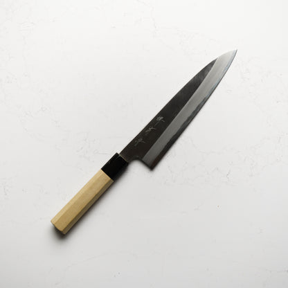 Sakai Kikumori x Nakagawa Kasumi White #1 Stainless Clad Gyuto 210mm - Magnolia