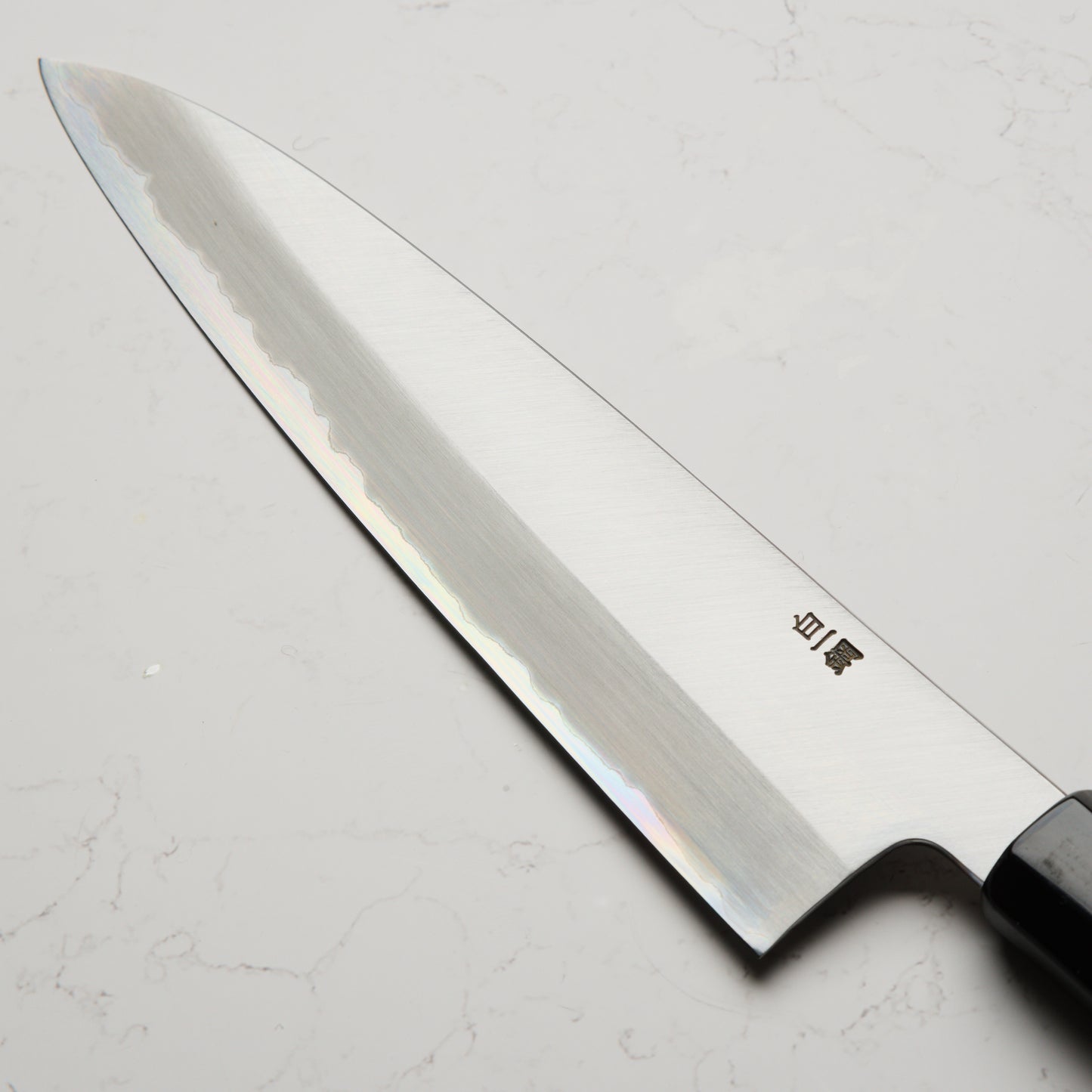 Sakai Kikumori x Nakagawa Kasumi White #1 Stainless Clad Gyuto 210mm - Magnolia