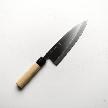 Sakai Kikumori Shironiko Deba 210mm - Magnolia and Black Horn
