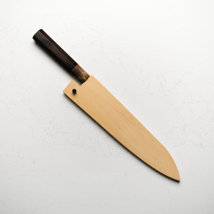 Nakagawa & Sakai Kikumori SPG Strix Damascus Gyuto 240mm w/ Saya