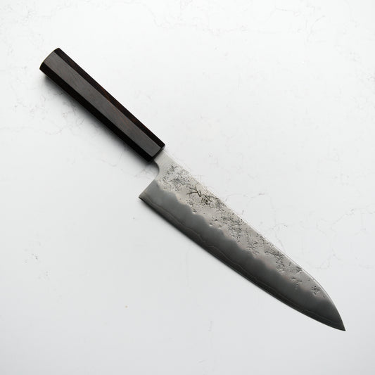 Tsunehisa Ginsan Nashiji Gyuto 210mm - Ebony
