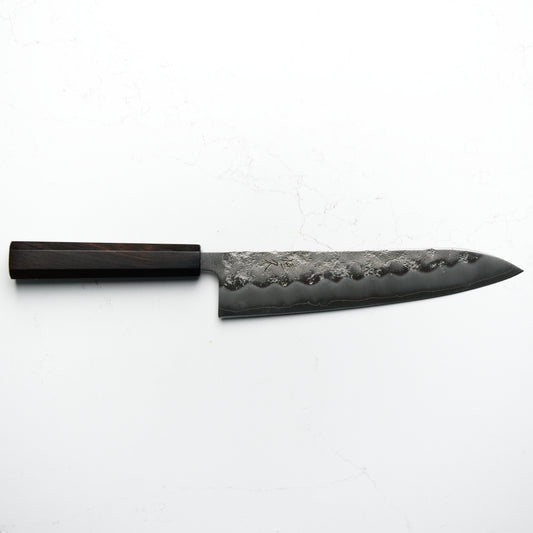 Tsunehisa Ginsan Nashiji Gyuto 210mm - Ebony