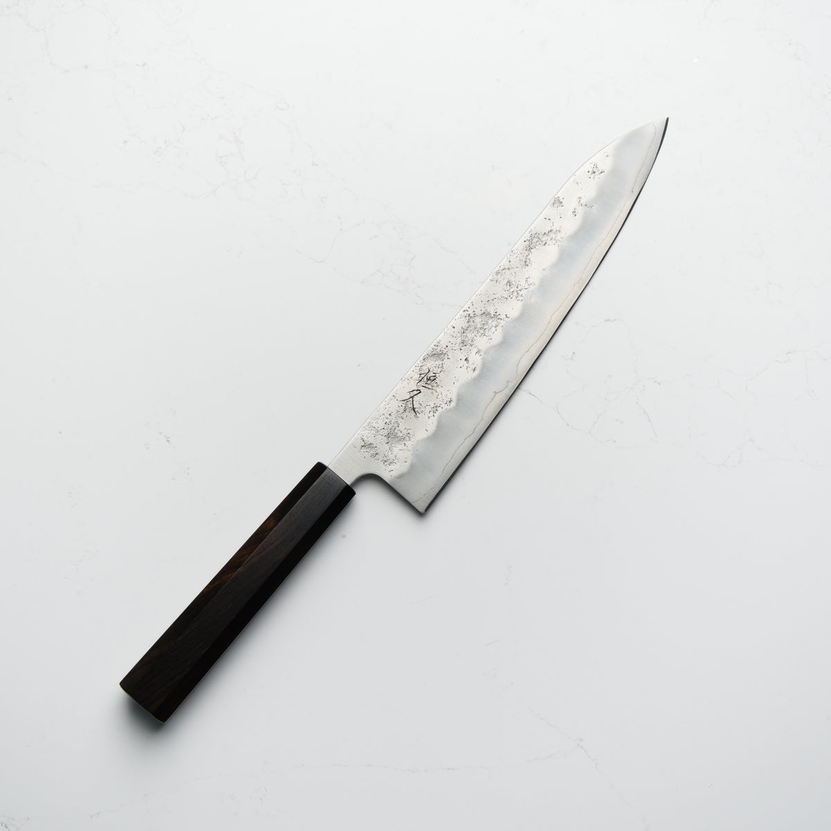 Tsunehisa Ginsan Nashiji Gyuto 210mm - Ebony
