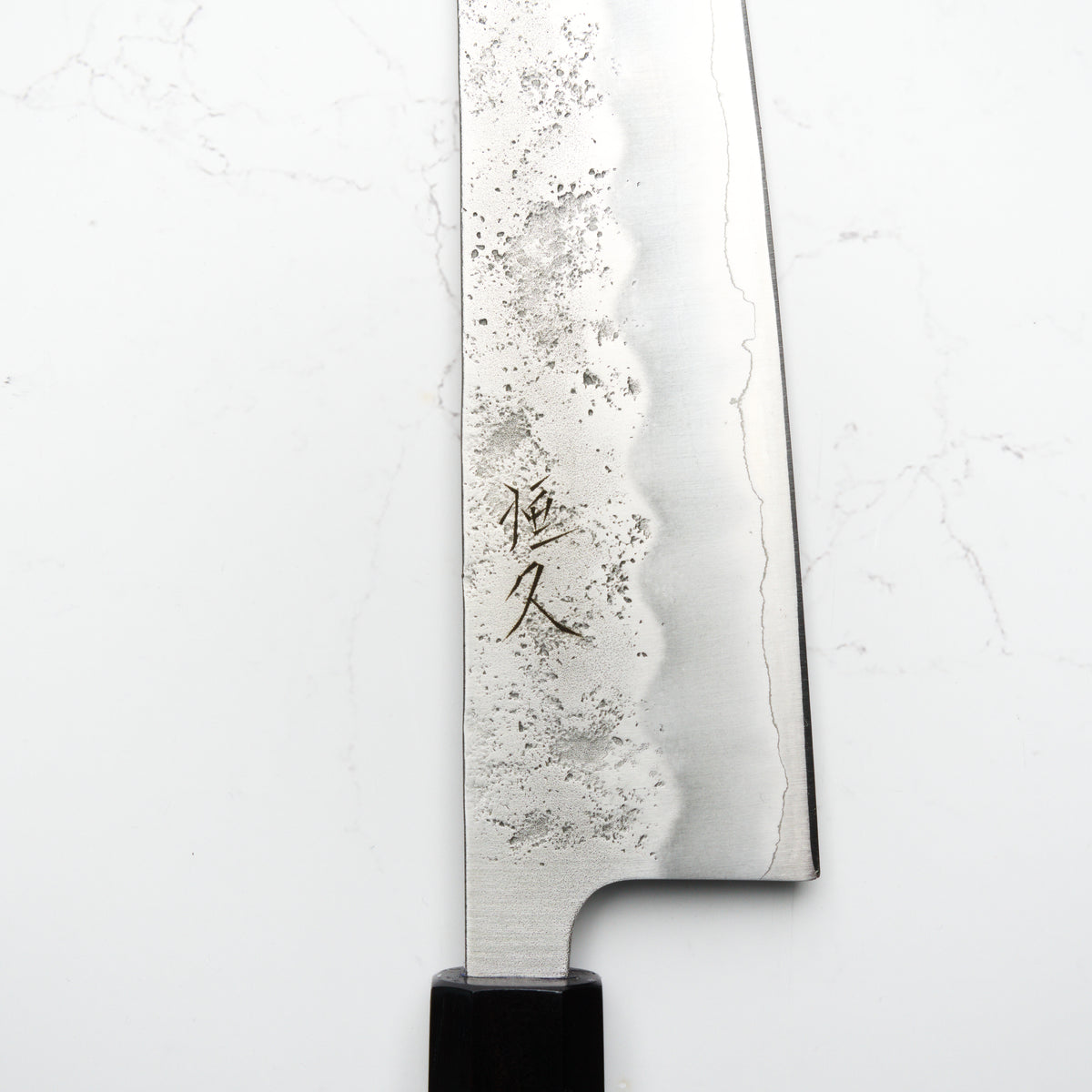 Tsunehisa Ginsan Nashiji Gyuto 210mm - Ebony