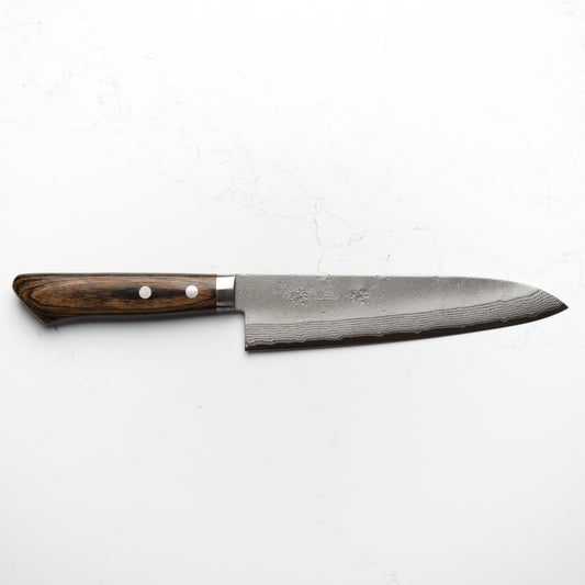 Masutani Sekka VG10 Damascus Gyuto 180mm - Scotch