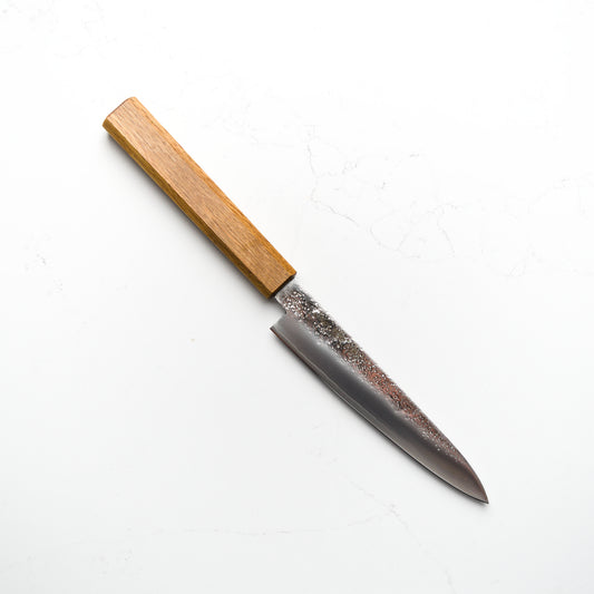Sakai Kikumori AUS-10 Nashiji Petty 150mm - Oak