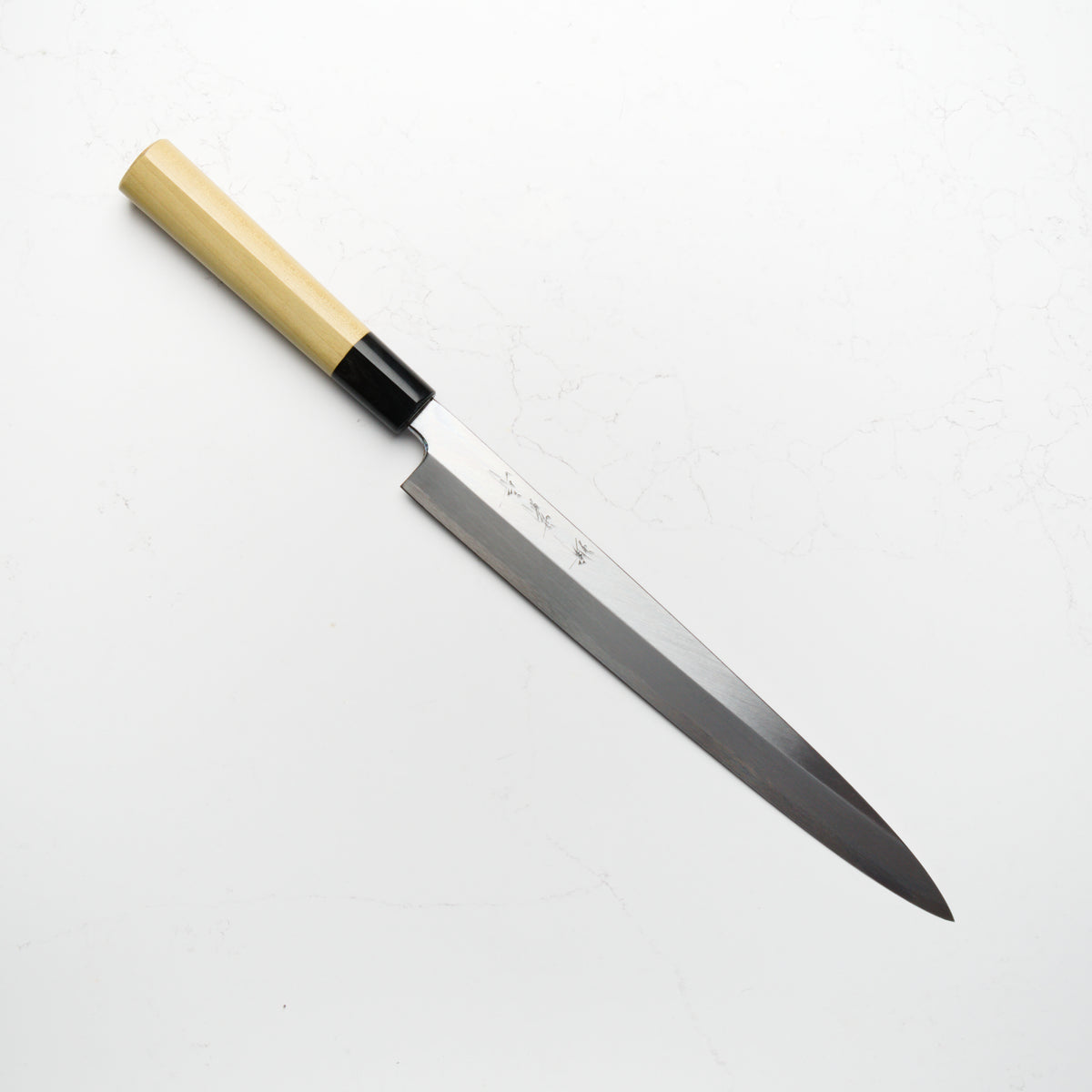 Sakai Kikumori Shironiko Yanagiba 270mm - Magnolia and Black Horn