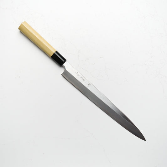 Sakai Kikumori Shironiko Yanagiba 270mm - Magnolia and Black Horn