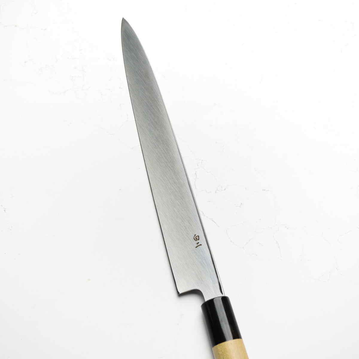 Sakai Kikumori Shironiko Yanagiba 270mm - Magnolia and Black Horn