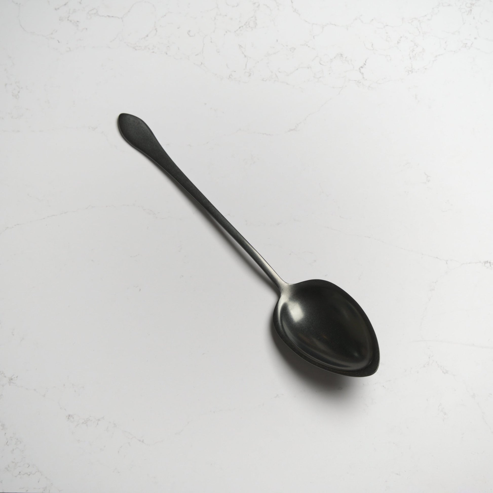 Gestura 01 Kitchen Spoon - Gunmetal - Blade & Board