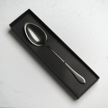 Gestura 01 Kitchen Spoon - Gunmetal - Blade & Board