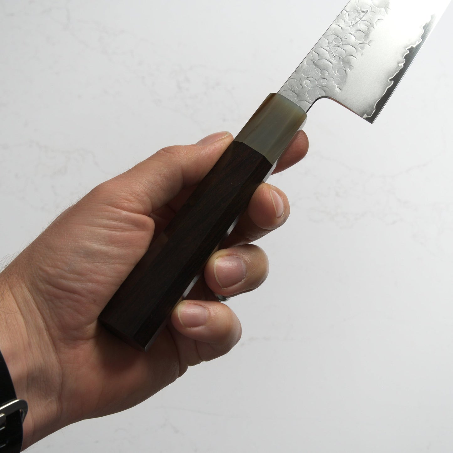 Hado Shiosai SG2 Gyuto 210mm - Blade & Board