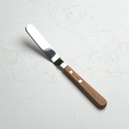 Japanese Stainless Steel Plating Spatula - Blade & Board