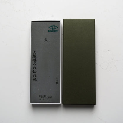 Morihei Hishiboshi 500 Grit Whetstone - Blade & Board