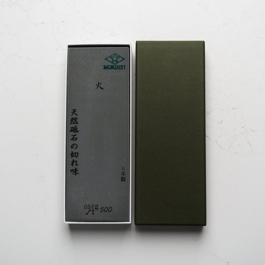 Morihei Hishiboshi 500 Grit Whetstone - Blade & Board