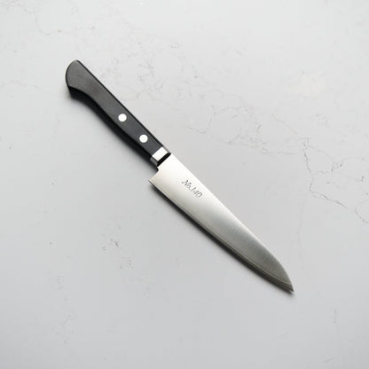 Morihei Kiyomitsu 140 Petty 135mm - Pakkawood Handle - Blade & Board