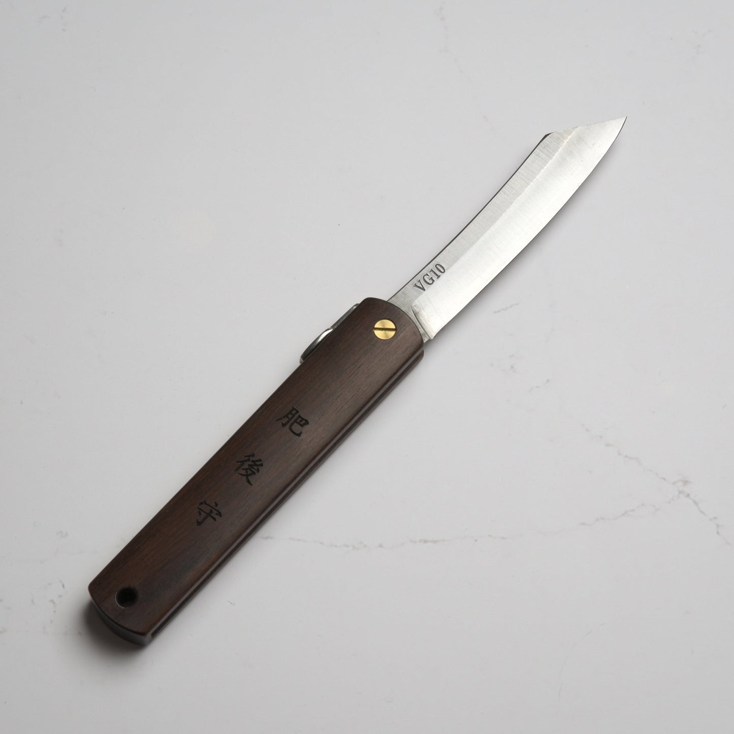 Nagao Kanekoma Higonokami VG10 - Ebony - Blade & Board