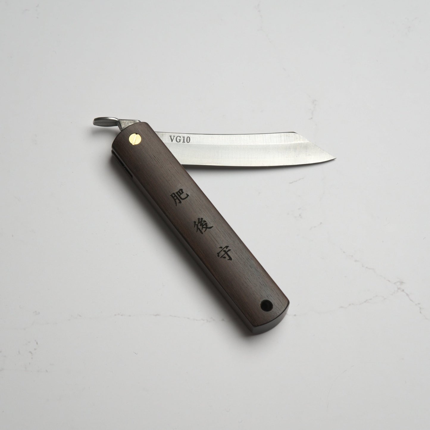 Nagao Kanekoma Higonokami VG10 - Ebony - Blade & Board