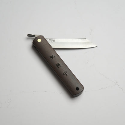 Nagao Kanekoma Higonokami VG10 - Ebony - Blade & Board