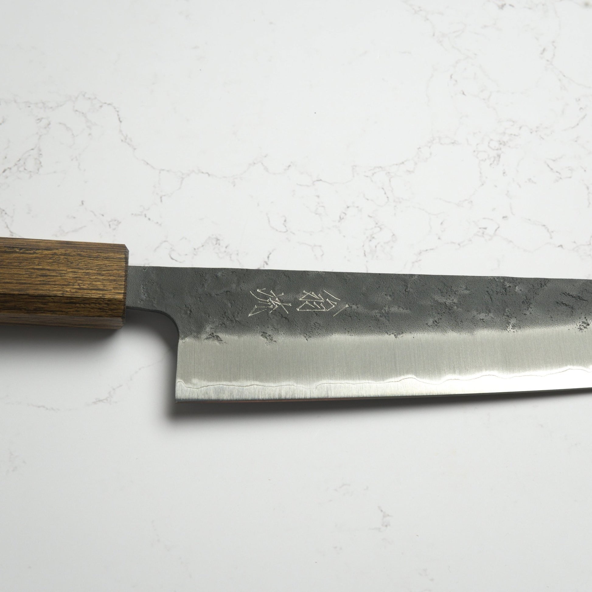 OUL Black Nashiji Aogami Super Bunka 170mm - Blade & Board